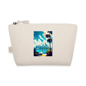 Brisbane Australien Vintage Reiseposter Souvenir - Bio-Täschchen - Natur - Vorne