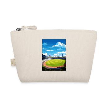 Melbourne Cricket Ground Vintage Reiseposter WPA - Bio-Täschchen - Natur - Vorne