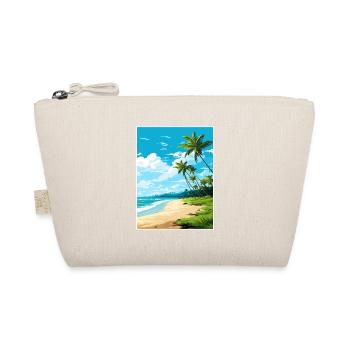 Palm Cove Beach Australien Vintage Reiseposter - Bio-Täschchen - Natur - Vorne