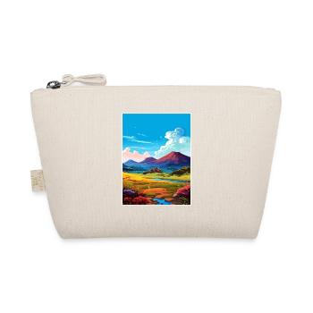 Mauna Kea Hawaii Vintage Reiseposter Souvenir - Bio-Täschchen - Natur - Vorne