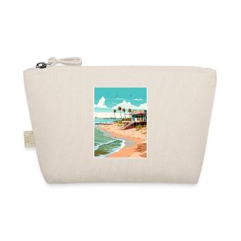 Crystal Beach Texas Vintage Reiseposter Souvenir - Bio-Täschchen - Natur - Vorne
