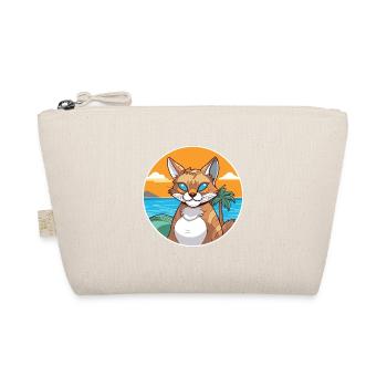 Rotluchs Aquarell Cartoon Kawaii Clipart Tier - Bio-Täschchen - Natur - Vorne