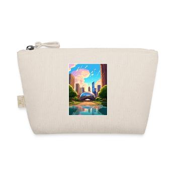 Chicago Illinois Millennium Park Reiseplakat - Bio-Täschchen - Natur - Vorne