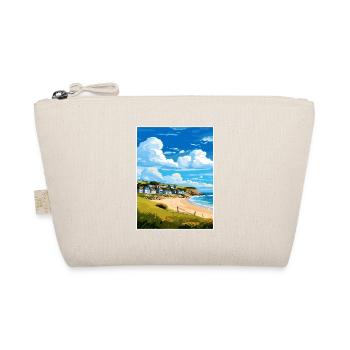 Porthtowan Cornwall Vintage Reiseposter Souvenir - Bio-Täschchen - Natur - Vorne