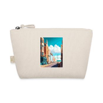 Brighton Dekoration Vintage Reiseposter Souvenir - Bio-Täschchen - Natur - Vorne