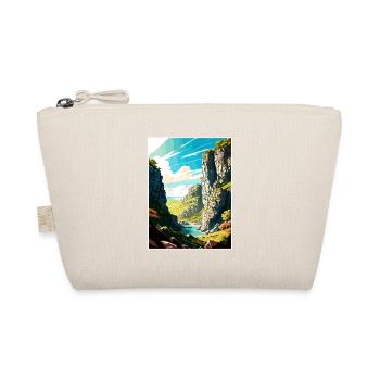 Cheddar Gorge England Vintage Reiseposter WPA - Bio-Täschchen - Natur - Vorne