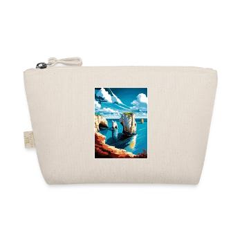Old Harry Rocks England Vintage Reiseposter WPA - Bio-Täschchen - Natur - Vorne
