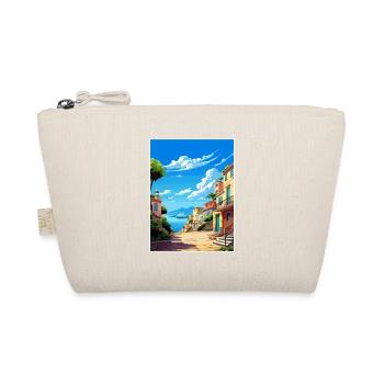 Palau Italien Vintage Reiseposter WPA Souvenir - Bio-Täschchen - Natur - Vorne