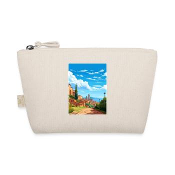 Perugia Italien Vintage Reiseposter WPA Souvenir - Bio-Täschchen - Natur - Vorne