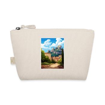 Montserrat Spanien Vintage Reiseplakat Souvenir - Bio-Täschchen - Natur - Vorne