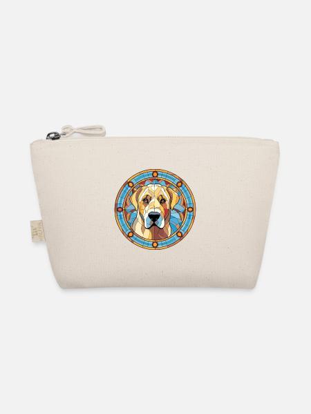 Kangal Hunderasse Buntes Aquarell - Bio-Täschchen - Natur