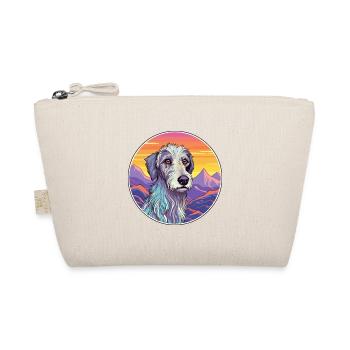 Scottish Deerhound Hunderasse Cartoon Kawaii Waterc - Bio-Täschchen - Natur - Vorne