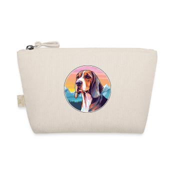 Litauischer Jagdhund Rasse Cartoon Kawaii Watercol - Bio-Täschchen - Natur - Vorne