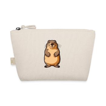 Gopher Niedliche Karikatur Kawaii Aquarell Tier Haustier - Bio-Täschchen - Natur - Vorne
