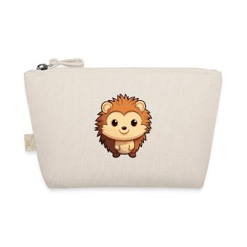 Igel Niedliche Karikatur Kawaii Aquarell Tier Haustier - Bio-Täschchen - Natur - Vorne