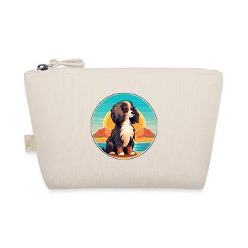 Continental Spielzeug Spaniel Hunderasse Cartoon Kawaii - Bio-Täschchen - Natur - Vorne