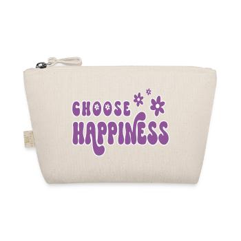 Choose Happiness - Bio-Täschchen - Natur - Vorne
