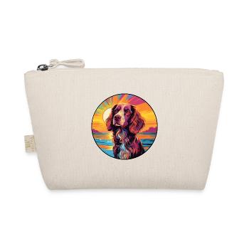 Norfolk Spaniel Hunderasse Bunte Karikatur Waterco - Bio-Täschchen - Natur - Vorne