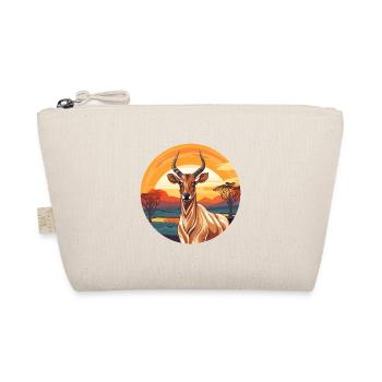 Bongo Buntes Aquarell Cartoon Kawaii Tier - Bio-Täschchen - Natur - Vorne