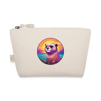 Gopher Buntes Aquarell Cartoon Kawaii Tier - Bio-Täschchen - Natur - Vorne