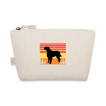 Briquet Griffon Vendeen Hund Silhouette Retro Sun - Bio-Täschchen - Natur - Vorne