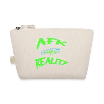 AFK into reality Gamer - Bio-Täschchen - Natur - Vorne