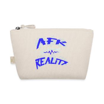 AFK into reality Gamer - Bio-Täschchen - Natur - Vorne
