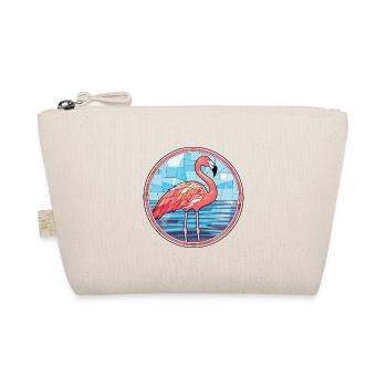 Flamingo bunte Aquarell-Tierillustration - Bio-Täschchen - Natur - Vorne