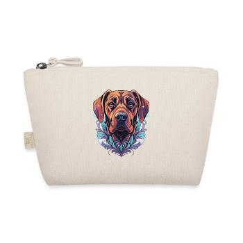 Rhodesian Ridgeback Hund Buntes Aquarell Haustier - Bio-Täschchen - Natur - Vorne