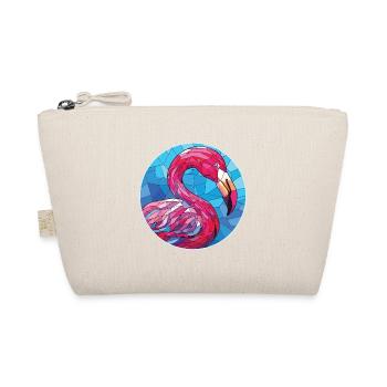 Flamingo bunte Aquarell-Tierillustration - Bio-Täschchen - Natur - Vorne