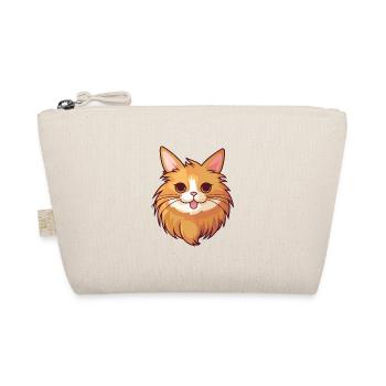 Somali Katze Cartoon Aquarell Illustration - Bio-Täschchen - Natur - Vorne