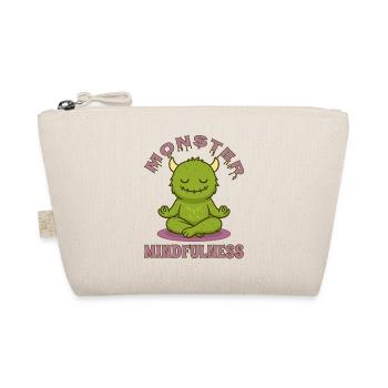 Monster Mindfulness – Halloween Meditation Design - Bio-Täschchen - Natur - Vorne