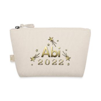 Abitur 20222 Abi 2022 goldene Sterne - Bio-Täschchen - Natur - Vorne