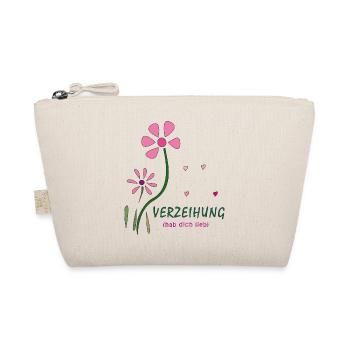 Verzeihung, Blumen - Bio-Täschchen - Natur - Vorne