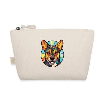Lancashire Heeler Hunderasse buntes Aquarell - Bio-Täschchen - Natur - Vorne