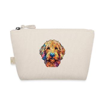 Goldendoodle Hunderasse Aquarell Illustration - Bio-Täschchen - Natur - Vorne