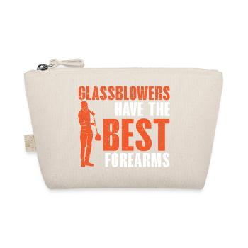 Glasbläser haben die besten Unterarme Glasbläser - Bio-Täschchen - Natur - Vorne