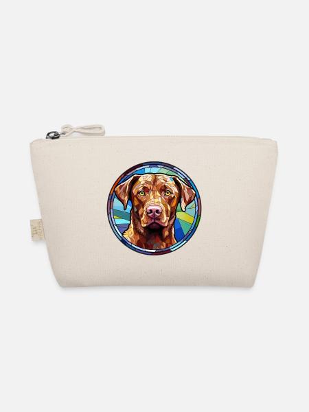 Chesapeake Bay Retriever Hunderasse Aquarell Glas - Bio-Täschchen - Natur