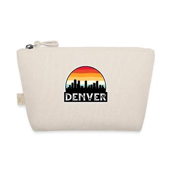 Denver Colorado USA Flagge Skyline Reise Souvenir - Bio-Täschchen - Natur - Vorne