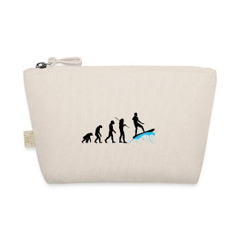 Evolution Surfer - Vom Affen zum Wellenreiter - Bio-Täschchen - Natur - Vorne