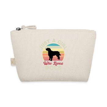 Briquet Griffon Vendeen Hund Silhouette Retro Sun - Bio-Täschchen - Natur - Vorne