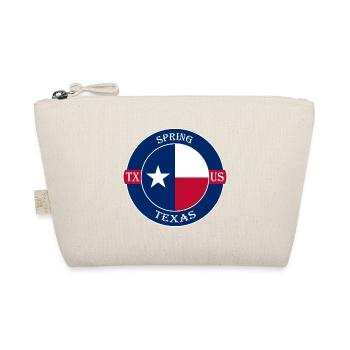 Frühling Texas Flagge USA Reise Souvenir Abzeichen - Bio-Täschchen - Natur - Vorne