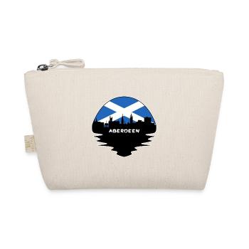 Aberdeen Schottland Flagge Skyline Silhouette Reisen - Bio-Täschchen - Natur - Vorne
