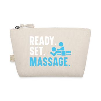 Fertig. Fertig. Massage. Therapeutin Massage-Thera - Bio-Täschchen - Natur - Vorne