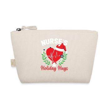 Krankenschwester's Holiday Hugs Krankenpflege Medi - Bio-Täschchen - Natur - Vorne