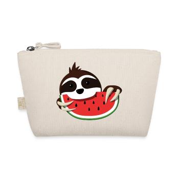 Faultier Melone - Bio-Täschchen - Natur - Vorne