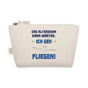 das altersheim kann warten - Bio-Täschchen - Natur - Vorne