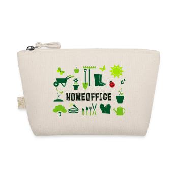 homeoffice im Garten - Bio-Täschchen - Natur - Vorne