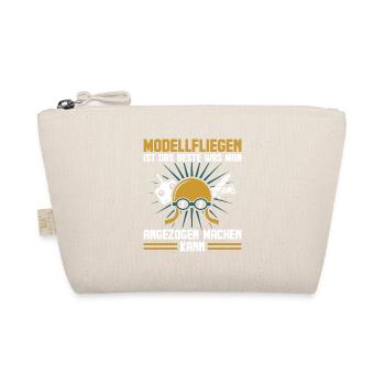 Modellfliegen Spruch Lustig RC Pilot Modellflieger - Bio-Täschchen - Natur - Vorne
