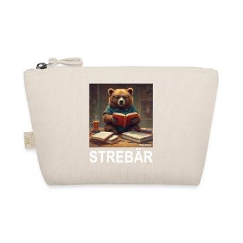 Strebär (weiß) - Bio-Täschchen - Natur - Vorne